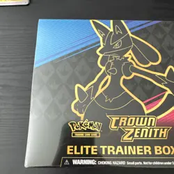 Pokemon TCG Sword & Shield Crown Zenith ETB Elite Trainer Box Factory Sealed - Image 2