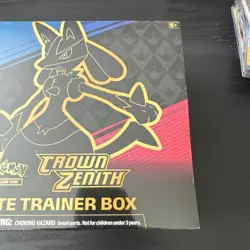 Pokemon TCG Sword & Shield Crown Zenith ETB Elite Trainer Box Factory Sealed - Image 3