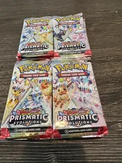 Pokemon Prismatic Evolutions Booster Pack Lot x36 Factory Sealed Loose Packs - Image 2