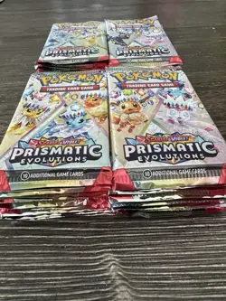 Pokemon Prismatic Evolutions Booster Pack Lot x36 Factory Sealed Loose Packs - Image 3