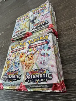 Pokemon Prismatic Evolutions Booster Pack Lot x36 Factory Sealed Loose Packs - Image 5