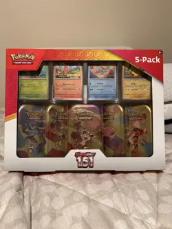 POKEMON TCG: Scarlet & Violet 151 Mini Tins 5 Pack, new sealed - Image 2