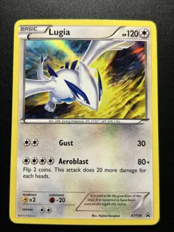 Pokemon Lugia TCG Black Star Promo Holo Rare XY156 (2016) - Image 1