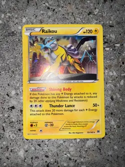 Pokemon TCG Cards Raikou 55/162 BREAKthrough Alternate Holo Rare Promo NM-M - Image 3