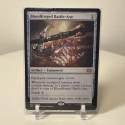 Magic Gathering-MTG-Bloodforged Battle-Axe-Double Masters 2022-PACK FRESH-NF - Image 1