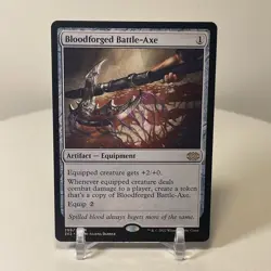 Magic Gathering-MTG-Bloodforged Battle-Axe-Double Masters 2022-PACK FRESH-NF - Image 2