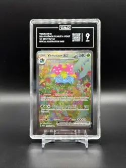 Pokemon TCG Venusaur EX 198/165 Scarlet & Violet 151 SIR Card Tag 9 Mint - Image 1