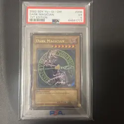 YUGIOH PSA 5 EX DARK MAGICIAN 1ST EDITION STARTER DECK YUGI SDY-006 ULTRA RARE - Image 1