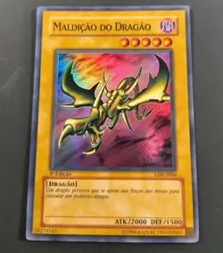 Yu-Gi-Oh! Legend Of Blue Eyes White Dragon Curse Of Dragon Portuguese 1st Ed - Image 1