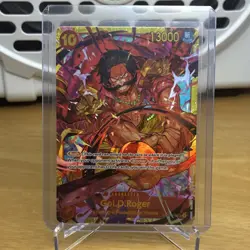 Bandai One Piece CCG Gol.D.Roger OP09-118 Emperors Foil Secret Rare Rush - Image 1