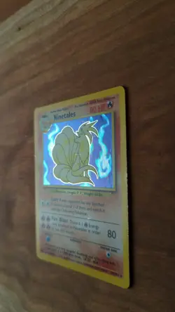 Ninetales 012/102 Base Set Holo Rare Pokemon TCG Vintage Lightly Played #12 - Image 3