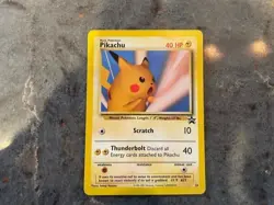 Snap Pikachu #26 Black Star Promo Pokemon Card Wotc Never played - Image 1