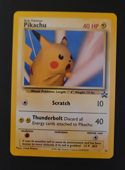 Pikachu SNAP Promo 26/53 Wotc Black Star Promo Pokemon NM 04 - Image 1