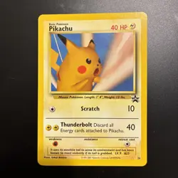 Pikachu SNAP Promo 26/53 Wotc Black Star Promo Pokemon NM/LP - Image 1