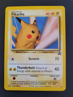 Pikachu SNAP Promo 26/53 Wotc Black Star Promo Pokemon NM s4 - Image 1