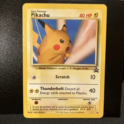 PIKACHU 26 WOTC Black Star Promo - 26 - Pokemon Card - LP #26 snap - Image 1