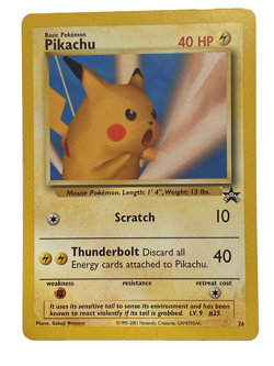 Snap Pikachu #26 Black Star Promo Pokemon Card Wotc Never played NM Rare! - Image 1