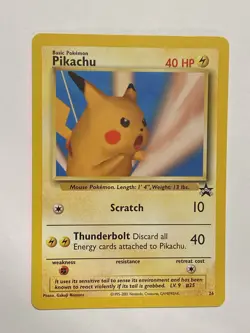 Snap Pikachu #26 Black Star Promo Pokemon Card Wotc Never played NM Rare! - Image 3
