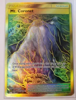 Mt Coronet SV89/SV94 Hidden Fates Full Art Secret Rare Pokemon Card - Image 1