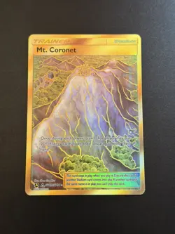 Mt. Coronet SV89/SV94 Ultra Rare Holo Near Mint Condition Hidden Fates - Image 1