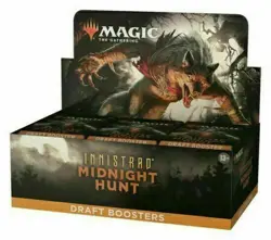 MTG Magic Innistrad: Midnight Hunt DRAFT Booster Box (36 Packs) FACTORY SEALED!^ - Image 1