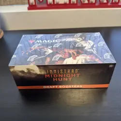 Magic The Gathering Innistrad Midnight Hunt Draft Booster Box Factory Sealed 630509986453 - Image 1