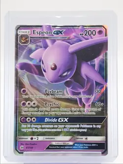 ESPEON GX 2017 POKEMON SUN & MOON FULL ART RARE HOLO 61/149 Q3107 - Image 1