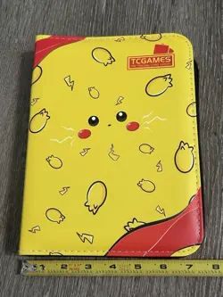 TCG Games Pikachu Full Size Zip Up Pokemon Card Binder Holds 400 Cards NEW! - Image 5
