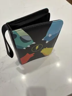 Pokemon TCG Black Pikachu 50 pages Holds 400 Card Zip Trading Binder GAMES New - Image 2