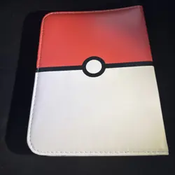 White Red Pokemon Card Booty Binder - 2x2 Holds 400 Cards - Image 2
