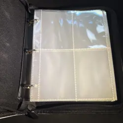 White Red Pokemon Card Booty Binder - 2x2 Holds 400 Cards - Image 3