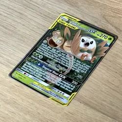 Pokemon TCG Rowlet & Alolan Exeggutor GX 1/236 Ultra Rare Holo Card (English) - Image 2