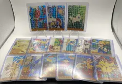 Rare Pokemon Pocket Monsters Vintage Holo Prism Vending Cards Lot of 15 - Image 1