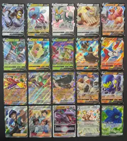 Pokemon Card Lot (20 Card Lot) V VMAX EX Full Art Trainer Ultra Rare Cards - Image 1