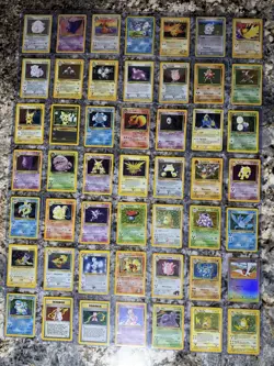 Pokemon 49 Card Collection Lot Holo Rare Vintage WOTC fossil trainer gym jungle - Image 2