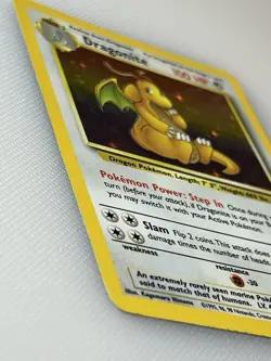 Pokemon TCG Dragonite 4/62 Fossil Unlimited Rare Holo Pokemon Card WOTC - Image 2