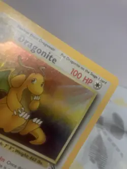 Dragonite Fossil Holo Rare Card 4/62 Unlimited pokemon tcg - Image 3