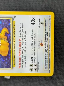 Dragonite 4/62 - Fossil Unlimited Holo Rare WOTC Pokemon TCG LP- - Image 5