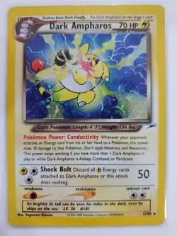 Dark Ampharos 1/105 Neo Destiny Holo LP Pokemon TCG - Image 1