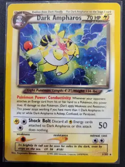 Dark Ampharos 1/105 Neo Destiny Holo LP Pokemon TCG - Image 4