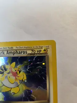 Pokemon Dark Ampharos TCG Neo Destiny Card 1/105 Unlimited Holo Rare - Image 2