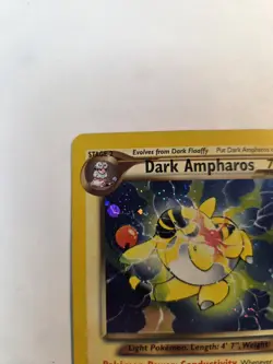Pokemon Dark Ampharos TCG Neo Destiny Card 1/105 Unlimited Holo Rare - Image 5