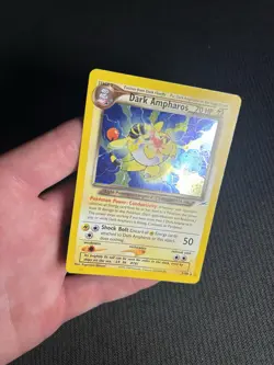 Pokemon TCG Dark Ampharos 1/105 Neo Destiny Holo MP - Image 5
