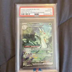 2025 POKEMON BLK EN-BLACK BOLT SPECIAL ILLUSTRATION RARE SERPERIOR EX PSA 10 - Image 1
