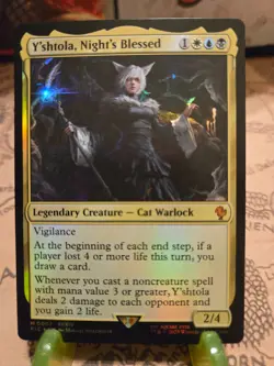 MTG Y'shtola, Night's Blessed Commander: Final Fantasy Foil Mythic NM - Image 1