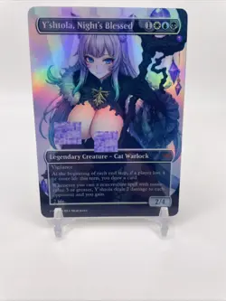 Y'shtola Night's Blessed Foil Borderless CEDH Playtest Card Mtg Final Fantasy - Image 1