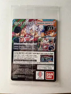 One Piece Monkey D. Luffy US Voyage College Basketball Promo Card Rutgers SEALED - Image 2