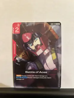 Battle of Aces (GD01-111 - Gundam Card Game - Newtype Rising (ENG) Foil NM - Image 1