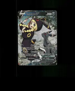 FAN-ART READ DESCRIPTION BELOW HOLO Umbreon Card Umbreon Pokemon Card p1 - Image 1