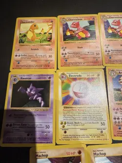 1999 Pokemon Shadowless Vintage Lot Of 11 Cards Charmsnder, 3 Charmeleon Etc - Image 2